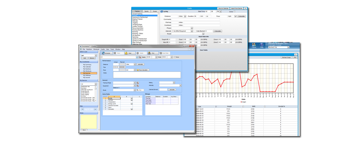 Cardio training software