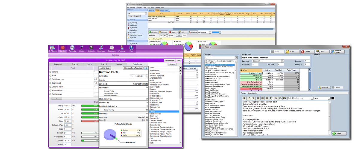nutrition software view